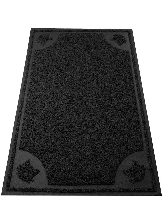 Mr. Pen- Large Cat Litter Mat, 23”x 35”, Black Cat Litter Box Mat, Cat Litter Mat Litter Trapping Mat, Cat Mats for Litter Large, Litter Mat for Litter Box, Large Litter Mat - Image 1